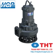 Máy bơm chìm nước thải rác gang đúc công suất lớn HCP series AF 4Pole