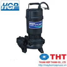Máy bơm chìm nước thải rác gang đúc 1 pha 2 cực HCP series AFU